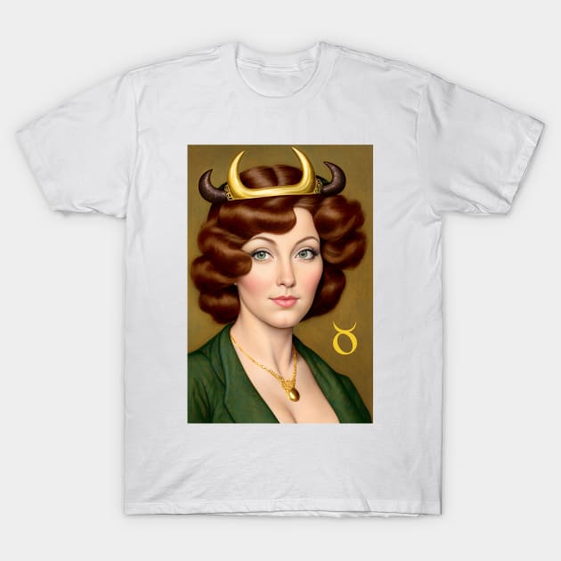 Taurus Girl T-Shirt by PurplePeacock